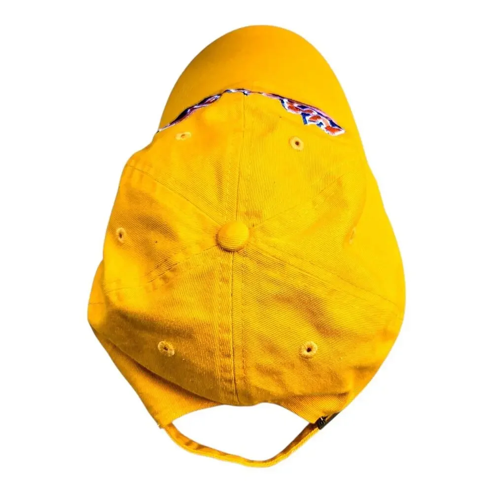 Newhattan NANI-TF Yellow Baseball Cap Hat Embroidered Anime Meme Streetwear HTF